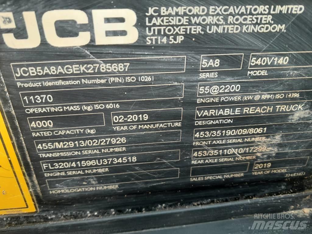 JCB 540-140 Carretillas telescópicas