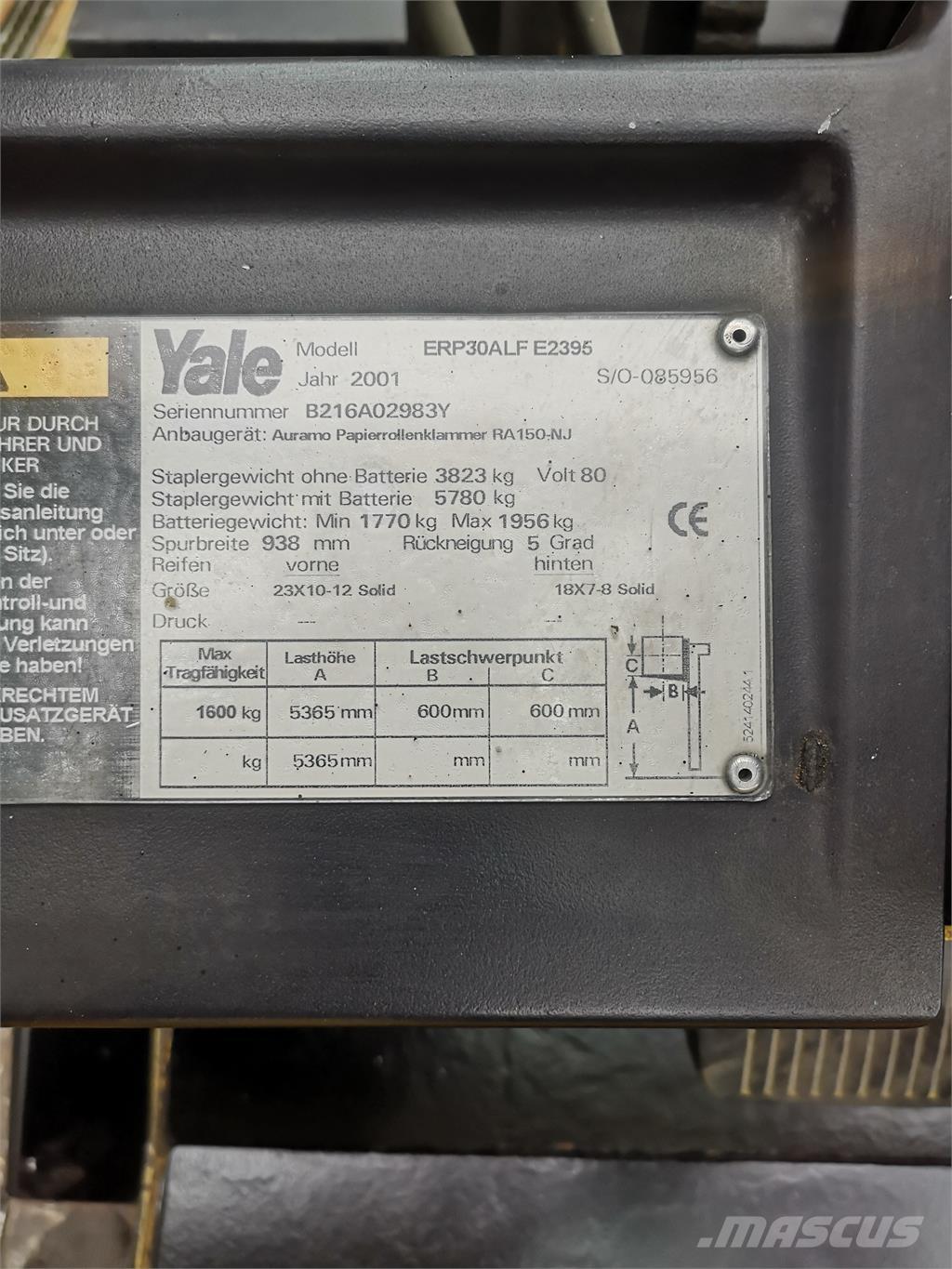 Yale ERP 30 ALF Carretillas de horquilla eléctrica