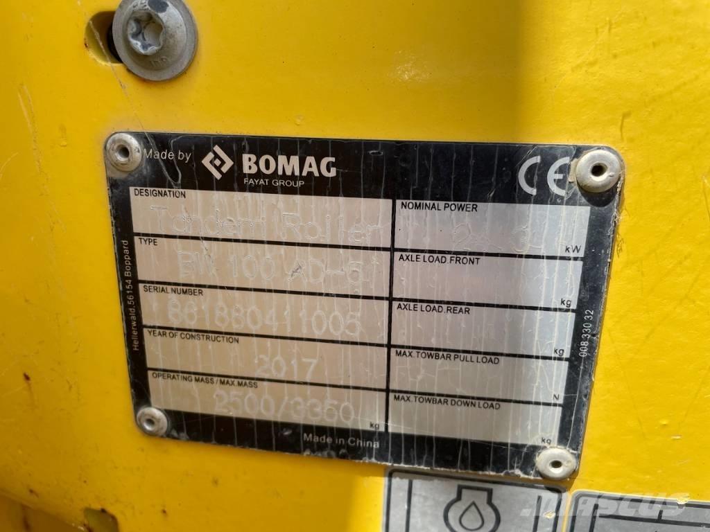 Bomag BW 100 AD-5 Rodillos de doble tambor