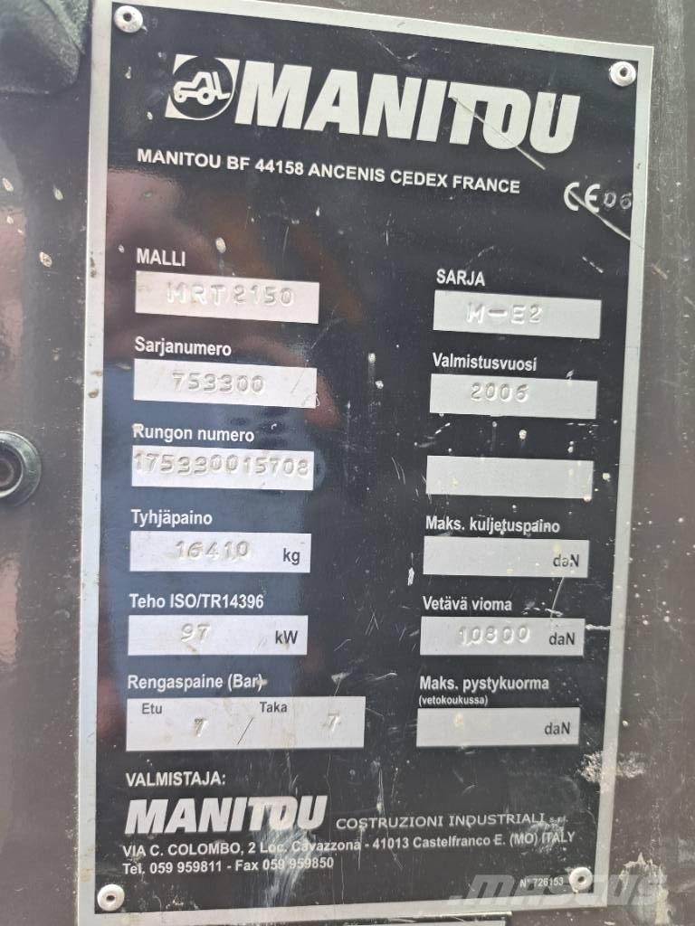 Manitou MRT 2150 Carretillas telescópicas