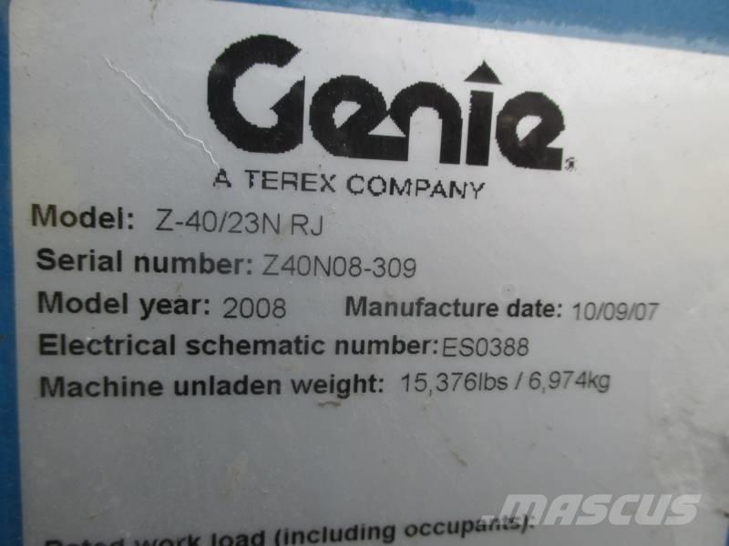 Genie Z 40/23 N RJ Plataformas con brazo de elevación manual