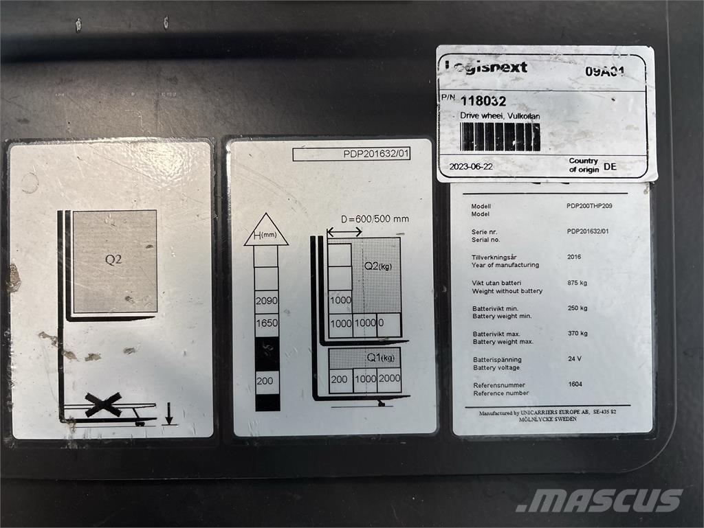 Atlet PDP200 Apiladoras eléctricos