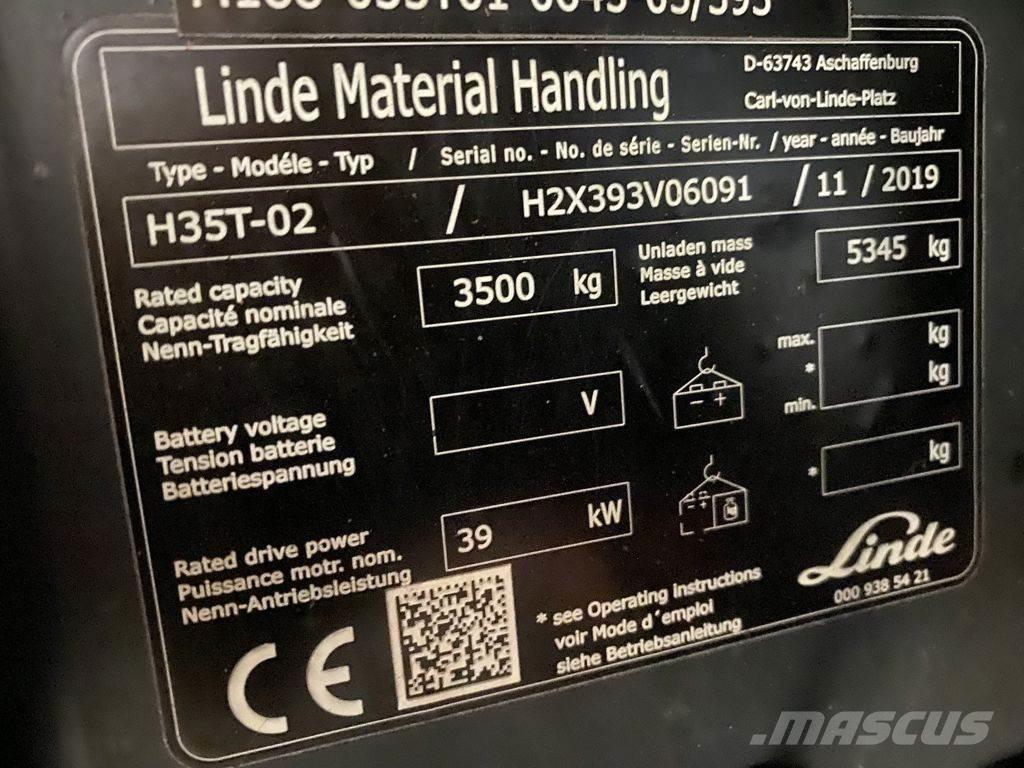 Linde H35T-02 Camiones LPG