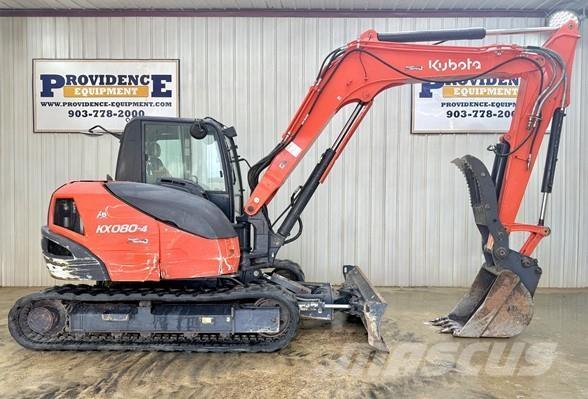 Kubota KX080-4 Excavadoras sobre orugas