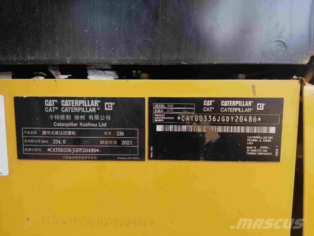 CAT 2020 CAT 336 Excavadoras sobre orugas