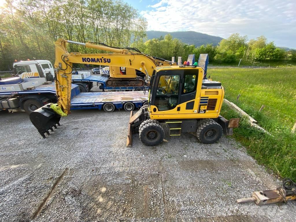 Komatsu PW 148 Excavadoras de ruedas