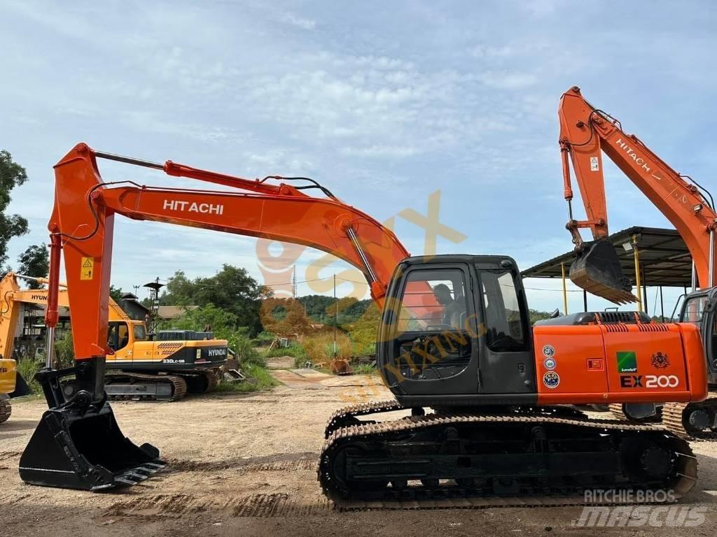 Hitachi ZX 200 Excavadoras sobre orugas