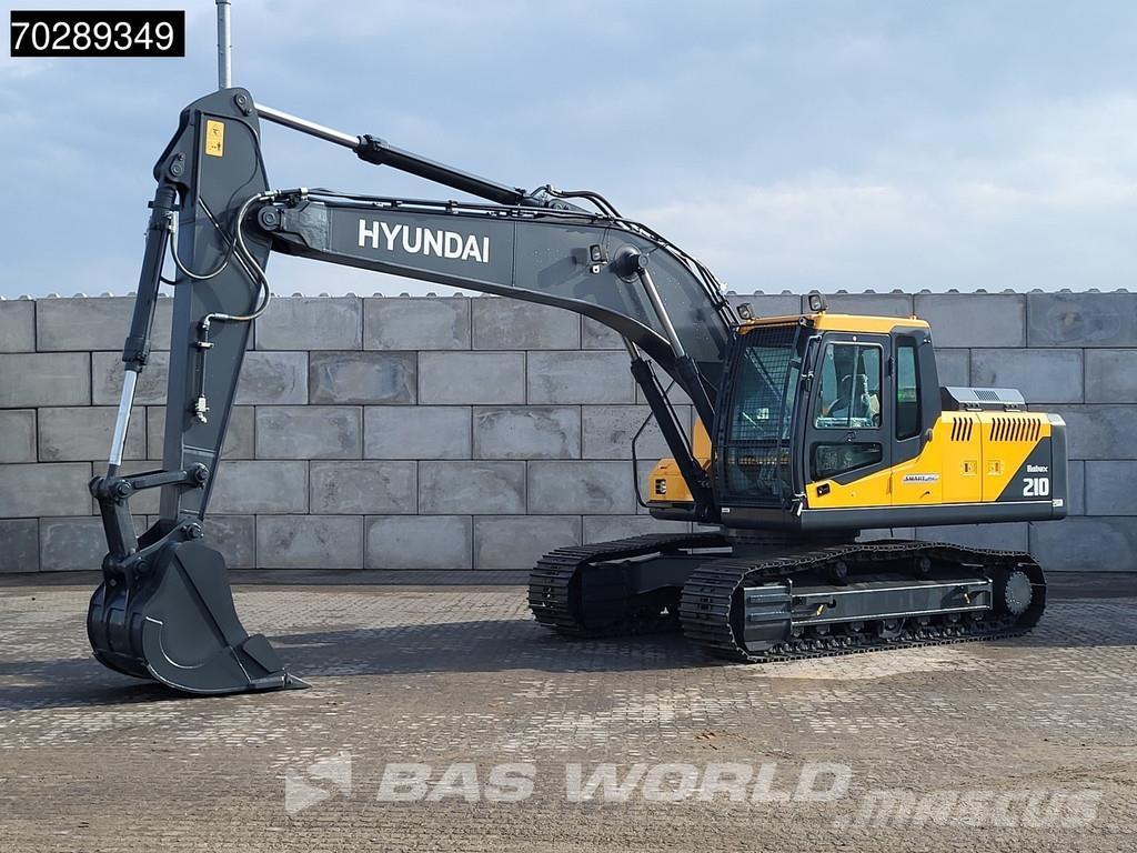 Hyundai R210 Excavadoras sobre orugas