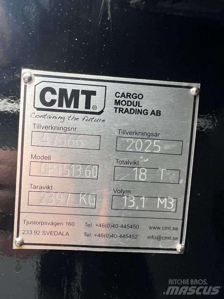 CMT Schaktflak 13m3 Desmontables