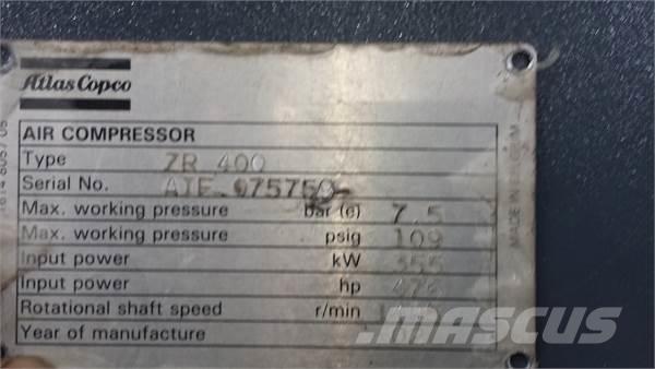 Atlas Copco ZR 400 Compresoras