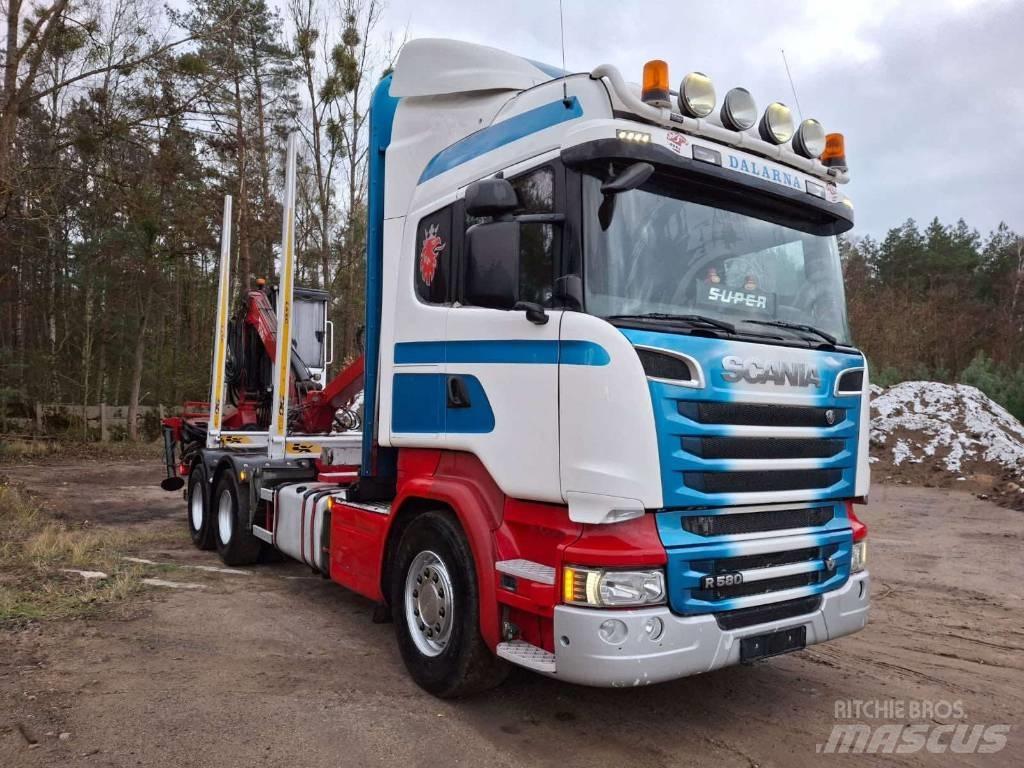 Scania R 580 Transportes de madera