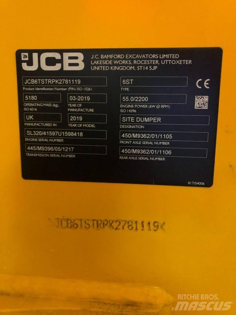 JCB 6 ST Vehículos compactos de volteo