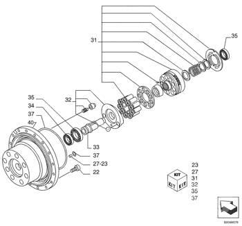 Kobelco - ax - 71470981 Transmisiones