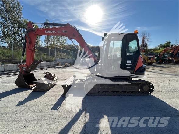 Kubota KX080-4 Excavadoras sobre orugas