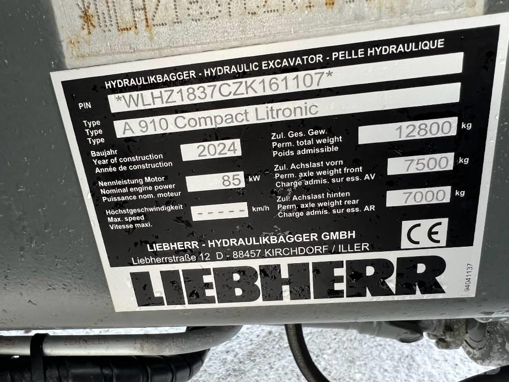 Liebherr A910 Comp Excavadoras de ruedas