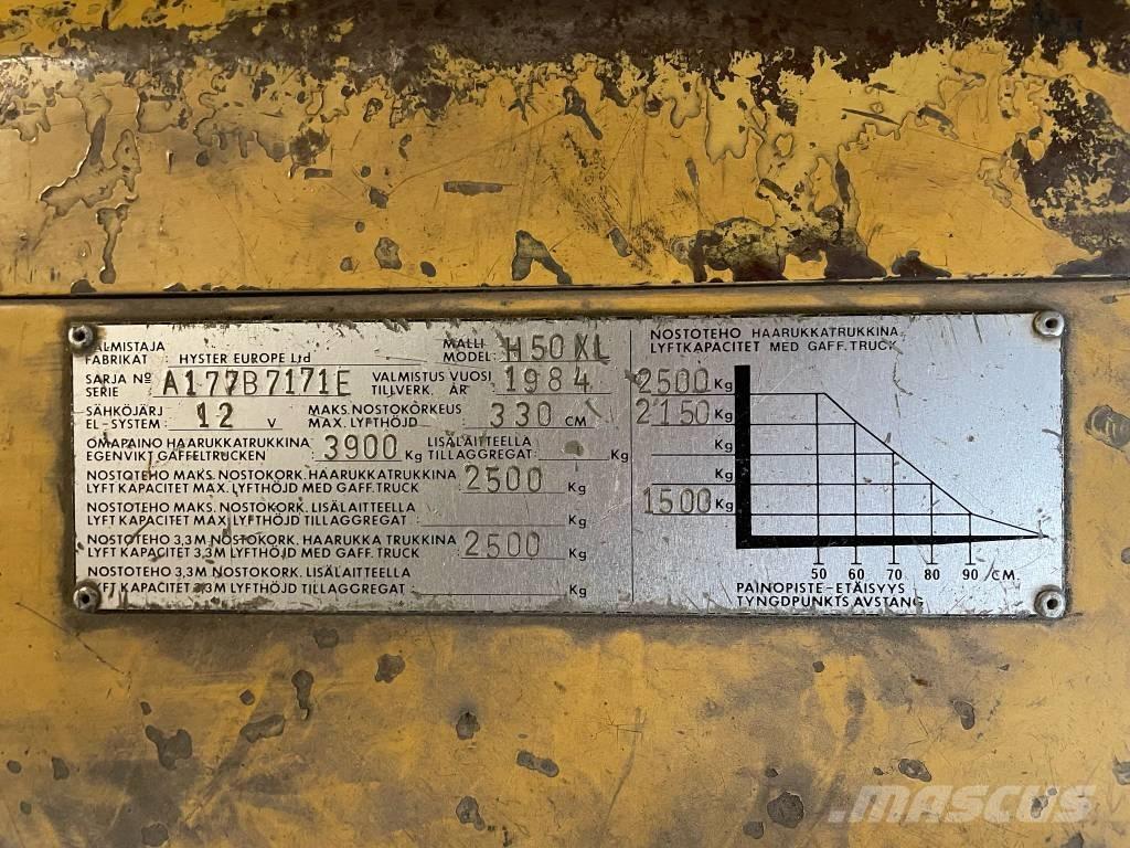 Hyster H 50 XL Camiones LPG