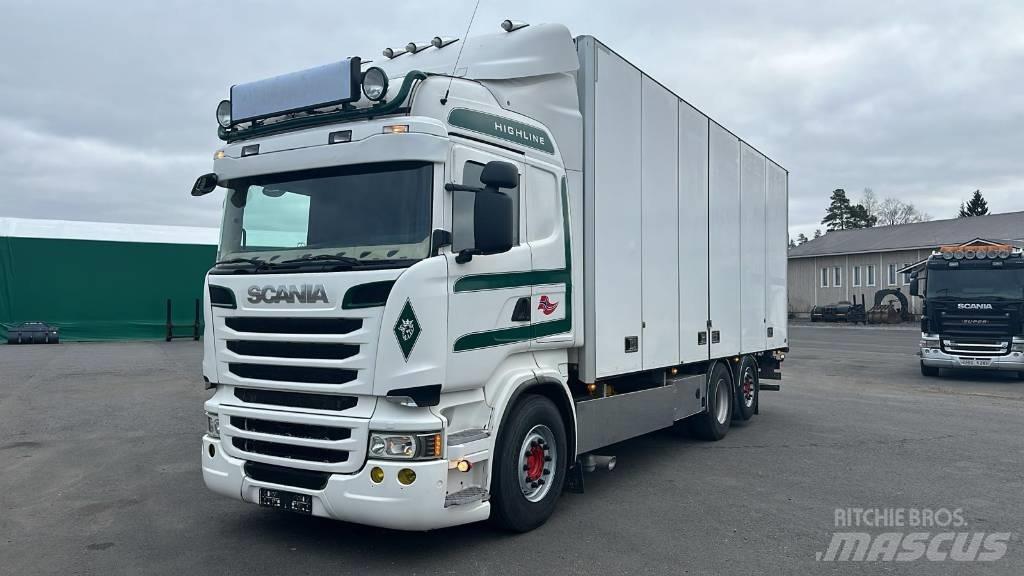 Scania R 580 Camiones con caja de remolque