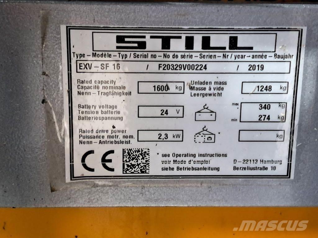 Still EXV-SF16 Montacargas manual