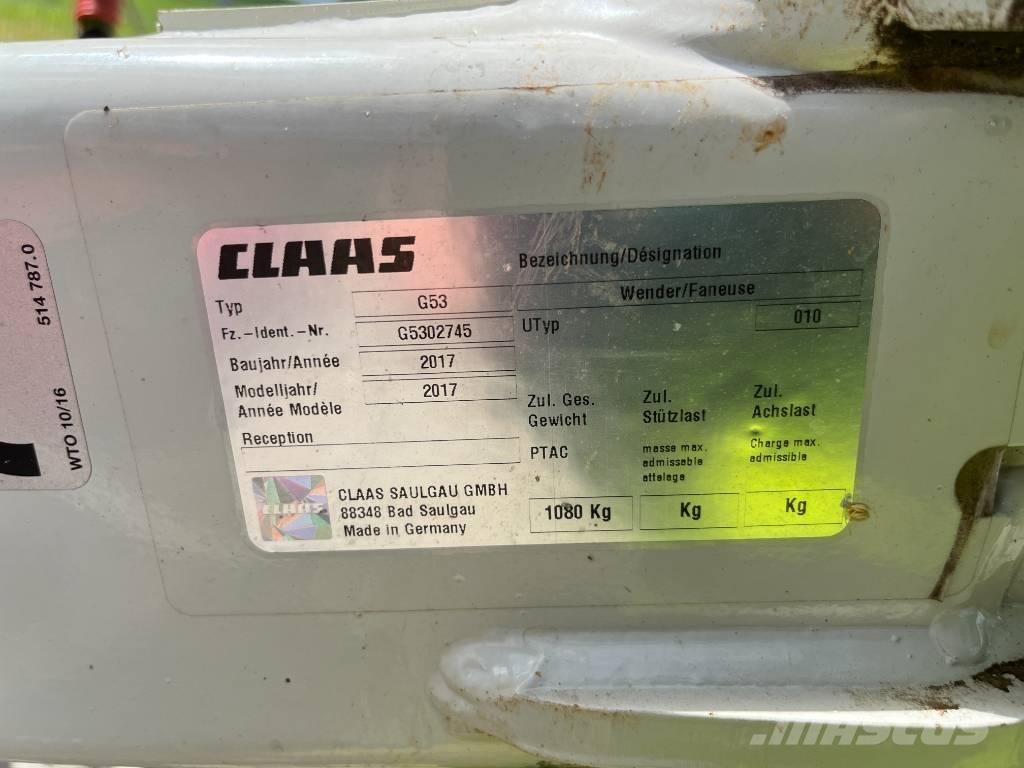 CLAAS Volto 800 Rastrilladoras y rastrilladoras giratorias