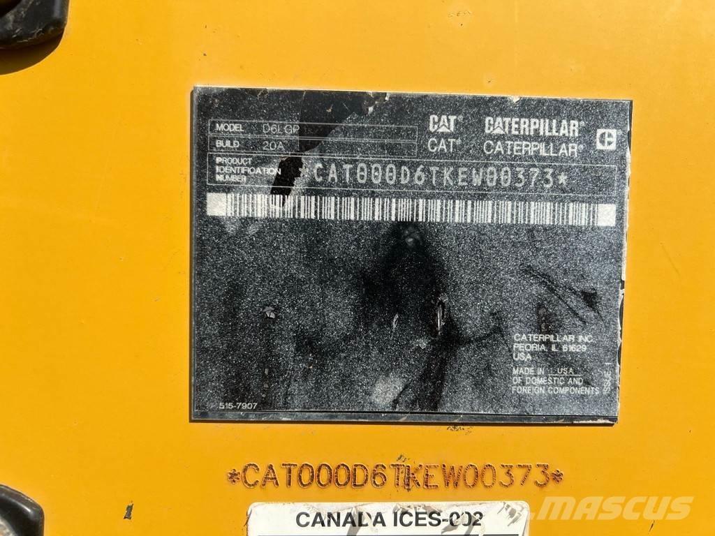 CAT D6 LGP Buldozer sobre oruga