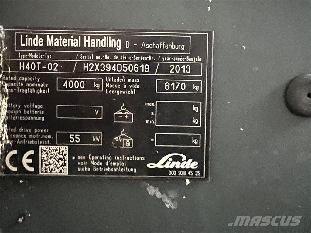 Linde H40T-02 Camiones LPG