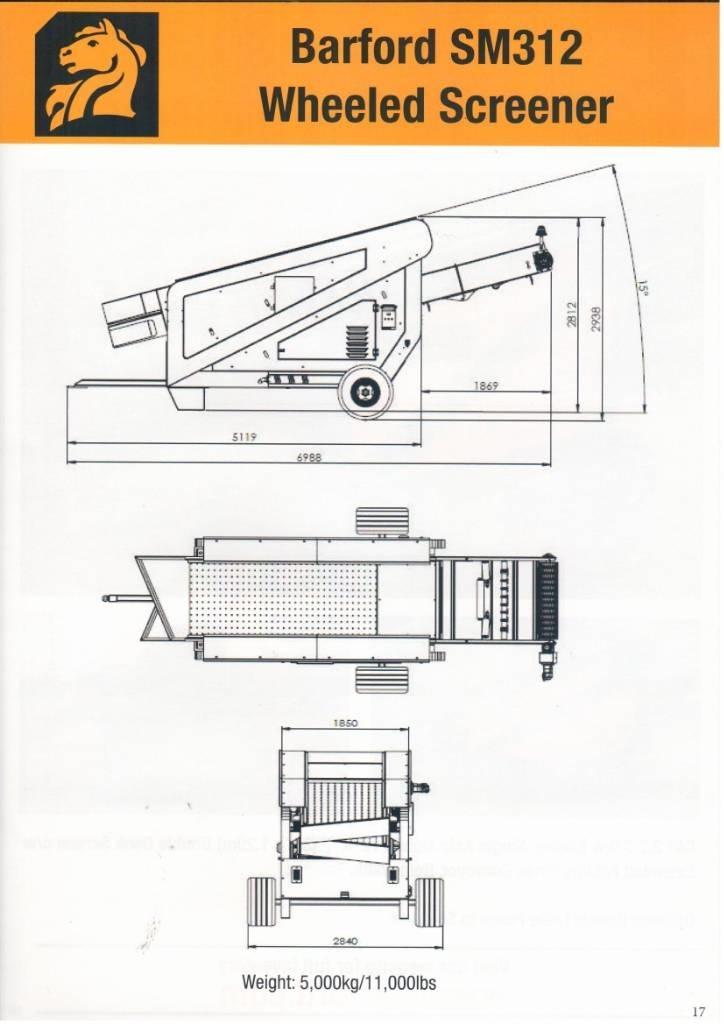 Barford SM312 Machacadoras