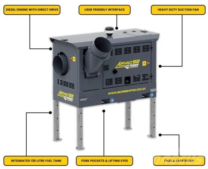 Screenpod Airvac 52 Equipos de clasificación de desechos