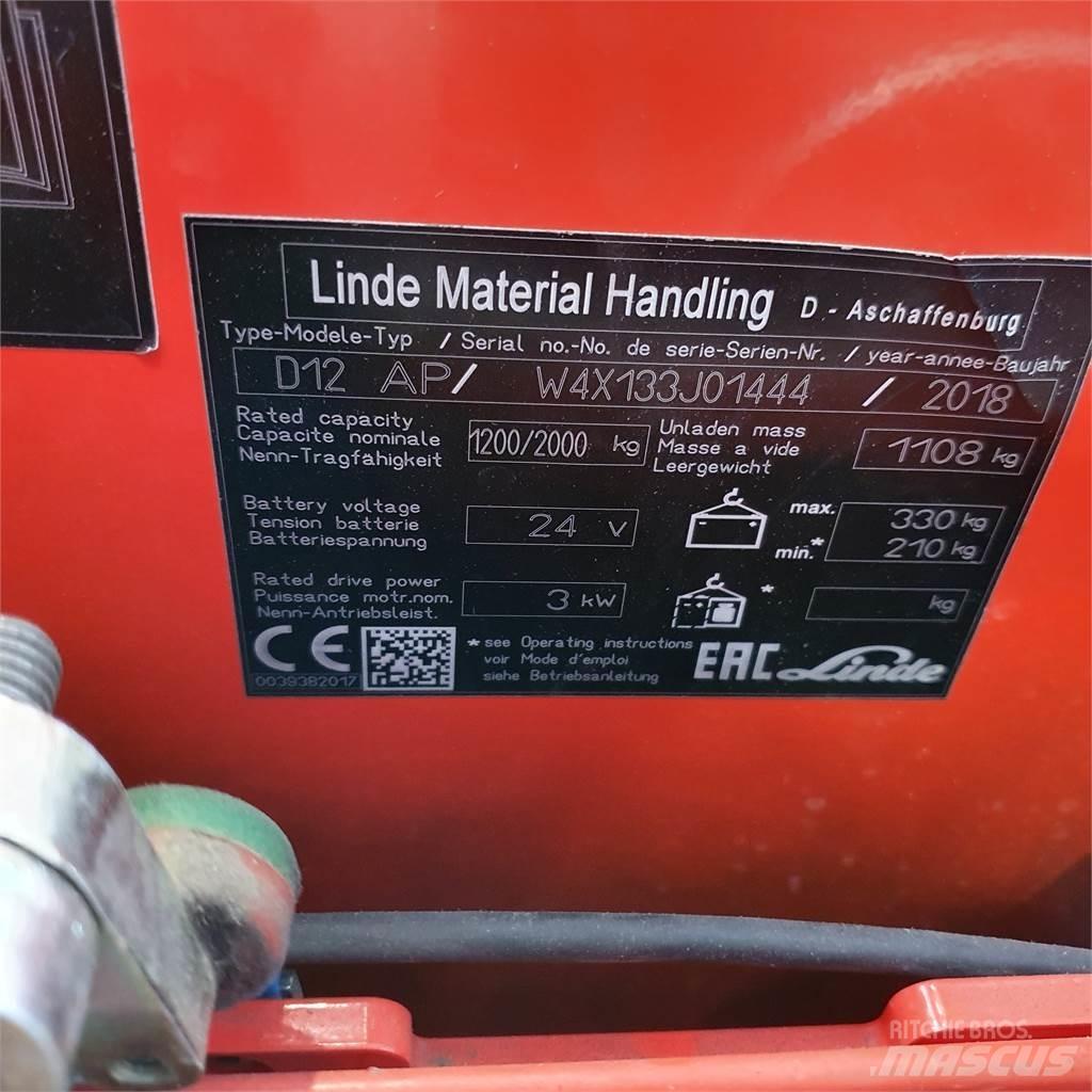 Linde D12AP Montacargas manual