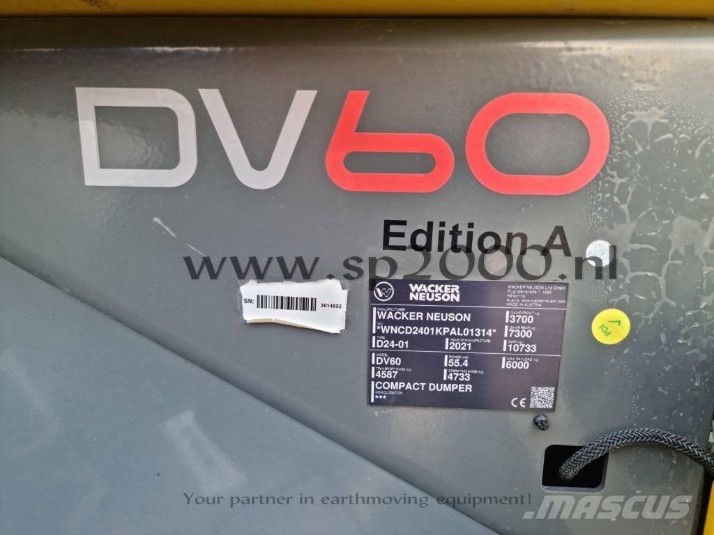 Wacker Neuson DV 60 Vehículos compactos de volteo