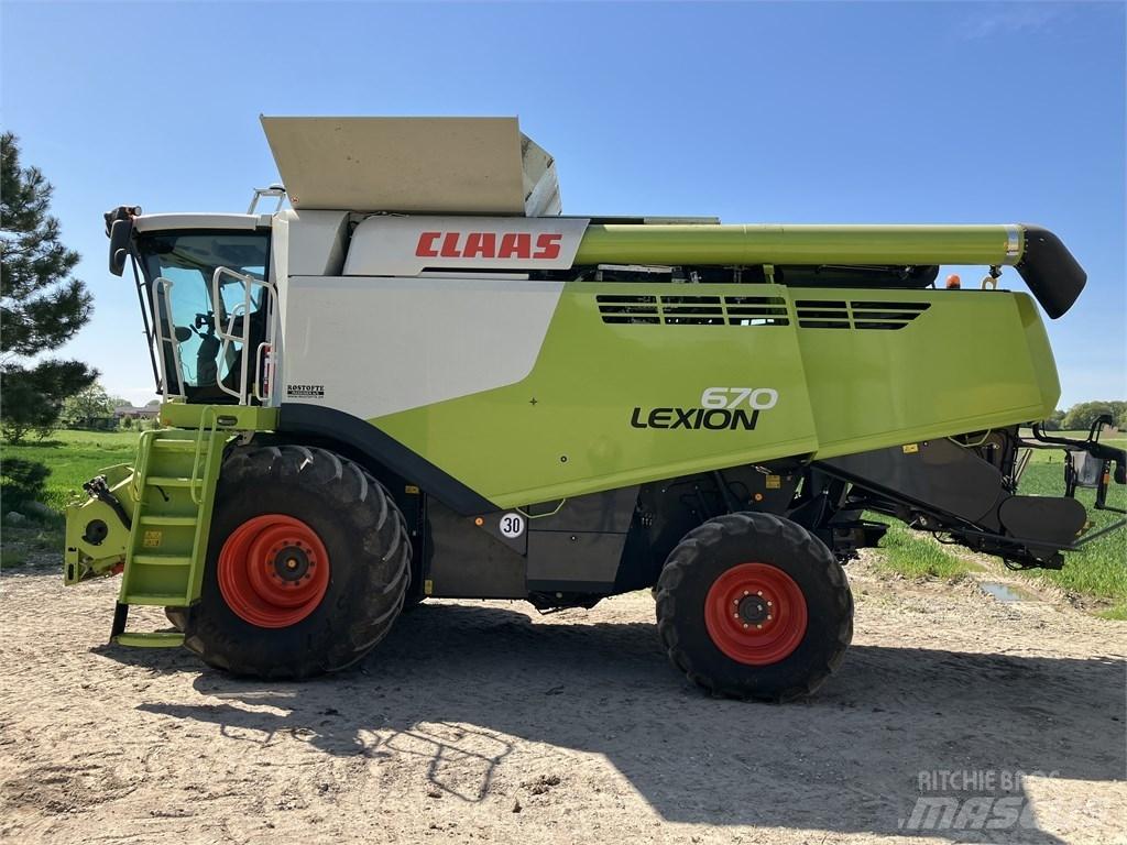 CLAAS Lexion 670 Cosechadoras combinadas