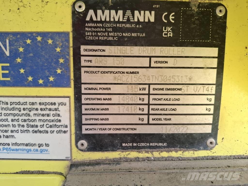 Ammann ARS 150D Pisones compactadores