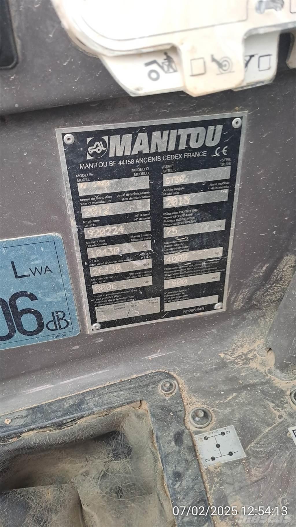 Manitou MT1440 Carretillas telescópicas