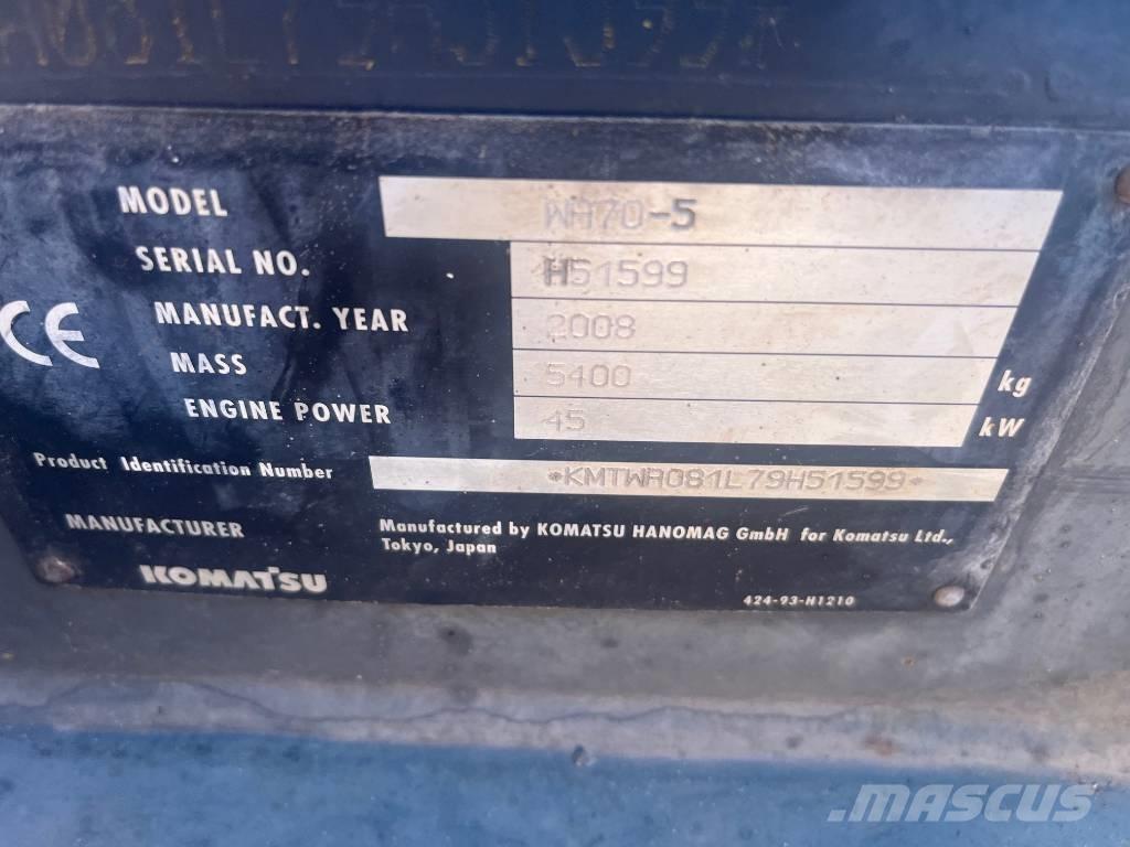 Komatsu WA 70-5 Minicargadoras