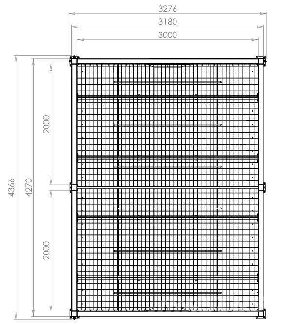  Grain intake pit 3x4 Tolvas