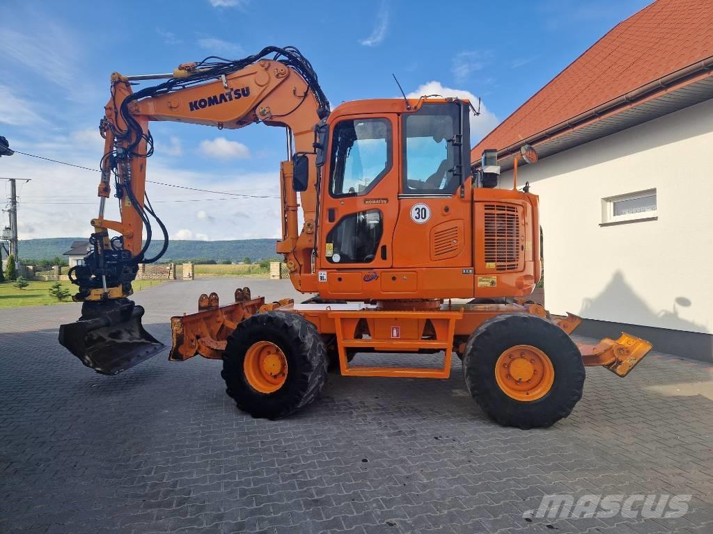 Komatsu PW110 Excavadoras de ruedas