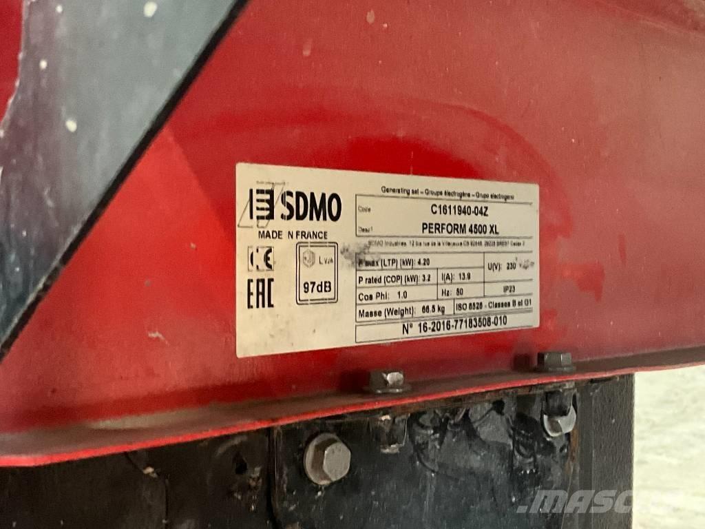 Sdmo perform 4500 XL Generadores de petróleo