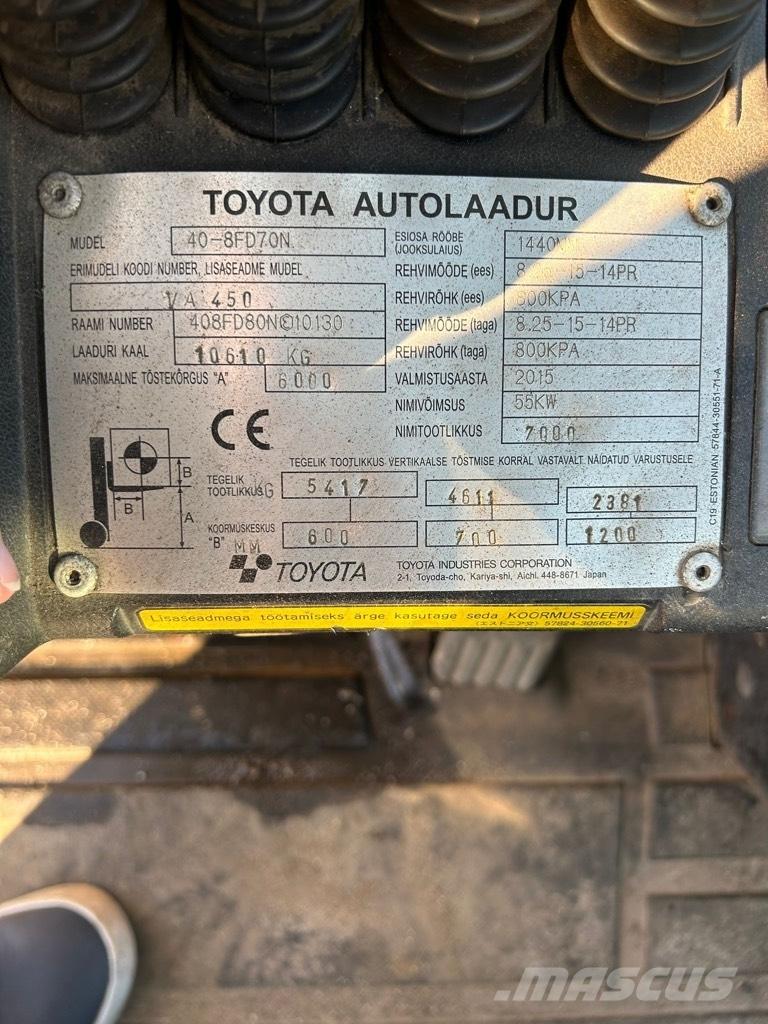 Toyota 40-8 FD 70 N Camiones diesel