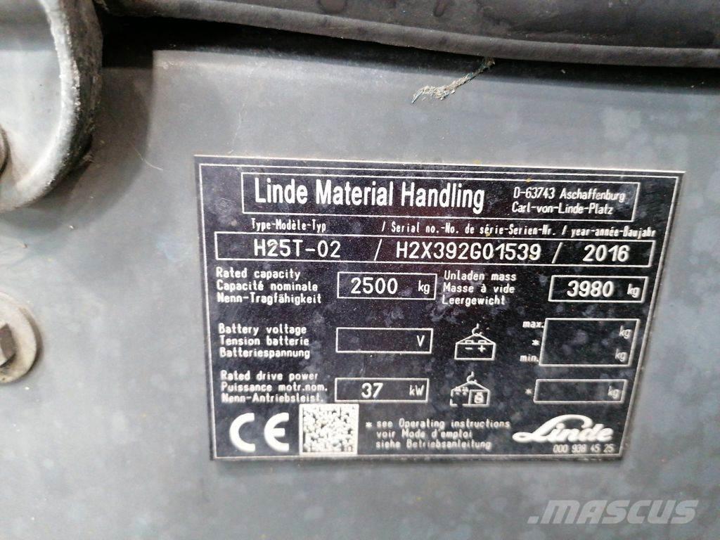 Linde H25T-02 Camiones LPG