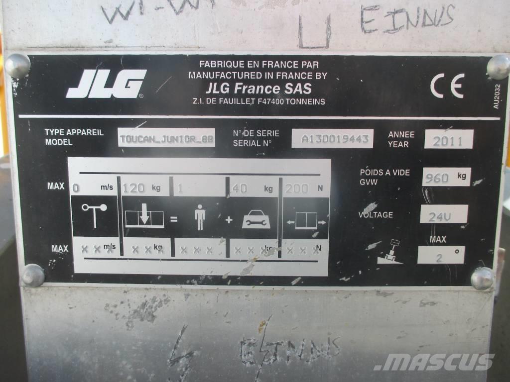 JLG Toucan Junior 8 Plataformas con jaula de elevación