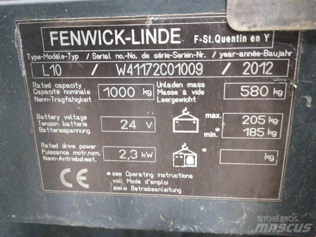 Linde L10 Montacargas manual