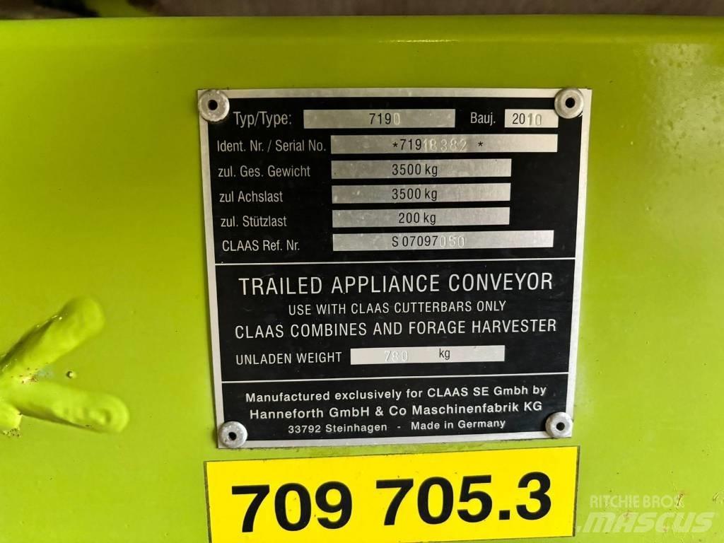 CLAAS CONVIO 930 Accesorios para cosechadoras combinadas