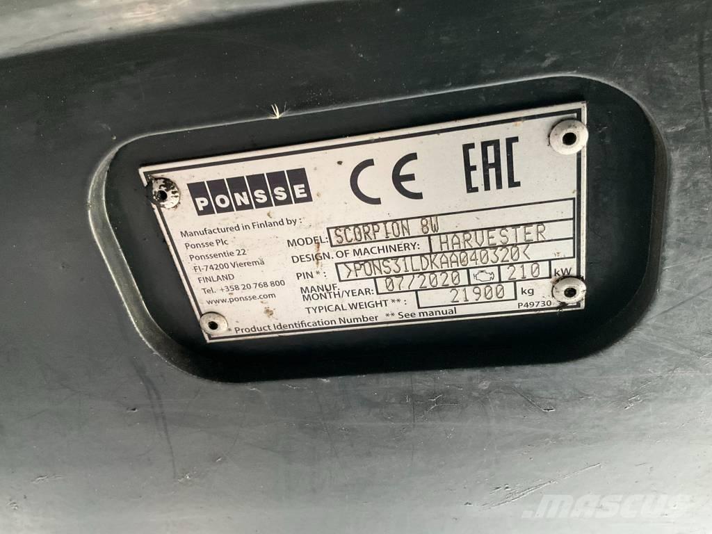 Ponsse SCORPION 8W Cosechadoras
