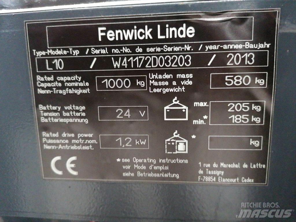 Linde L10 Montacargas manual