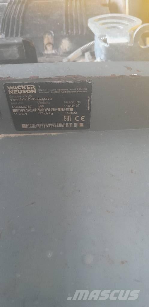 Wacker Neuson DPU 80 Placas compactadoras
