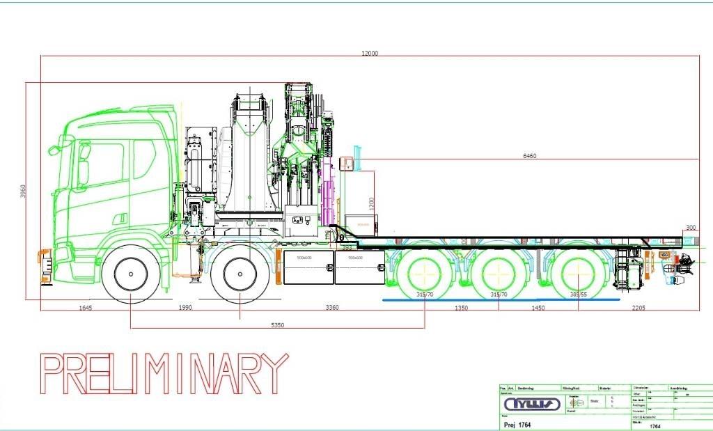 Scania R660 Camiones grúa