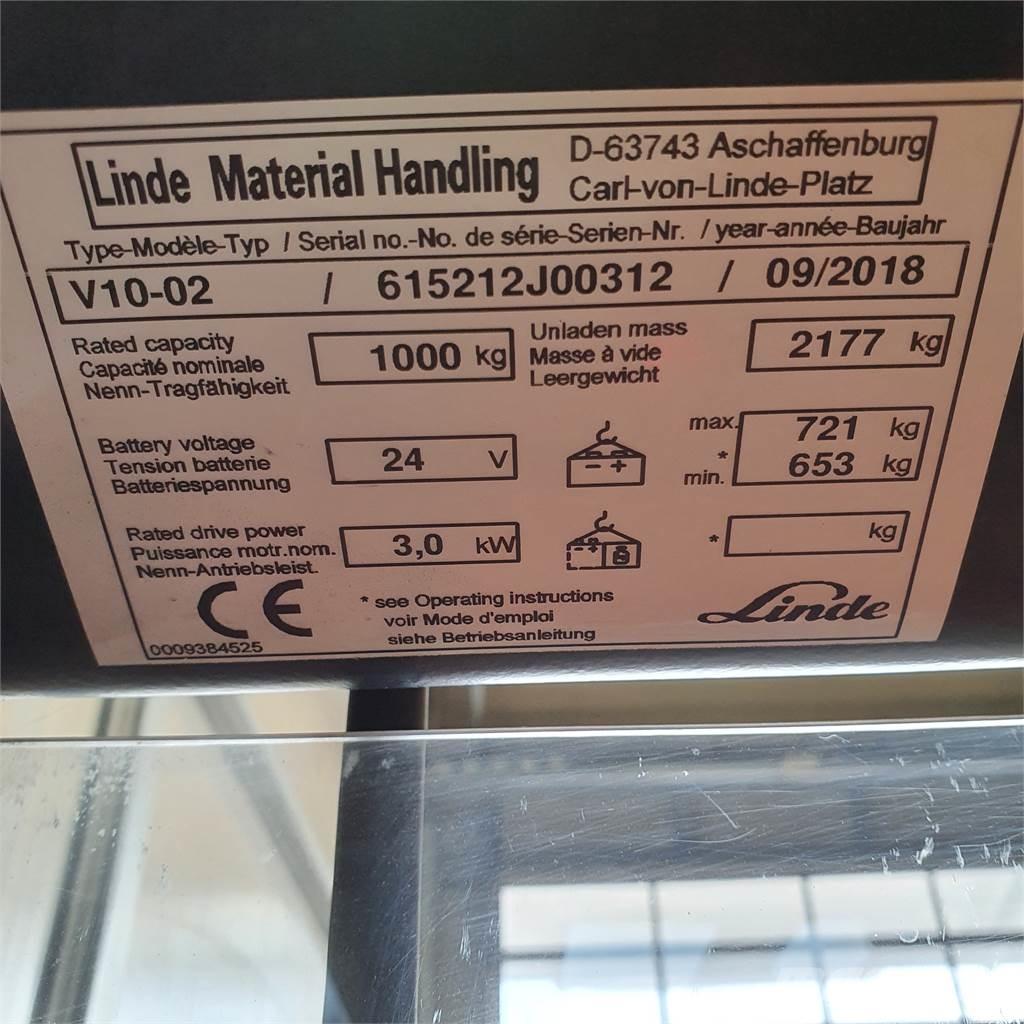 Linde V10 Montacargas recogepedidos de gran altura