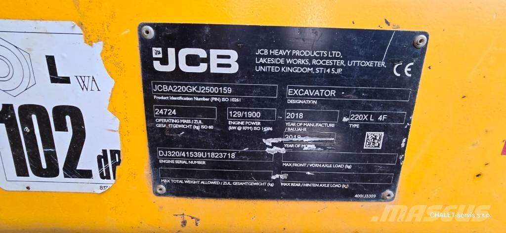 JCB 220 XL 4F Excavadoras sobre orugas