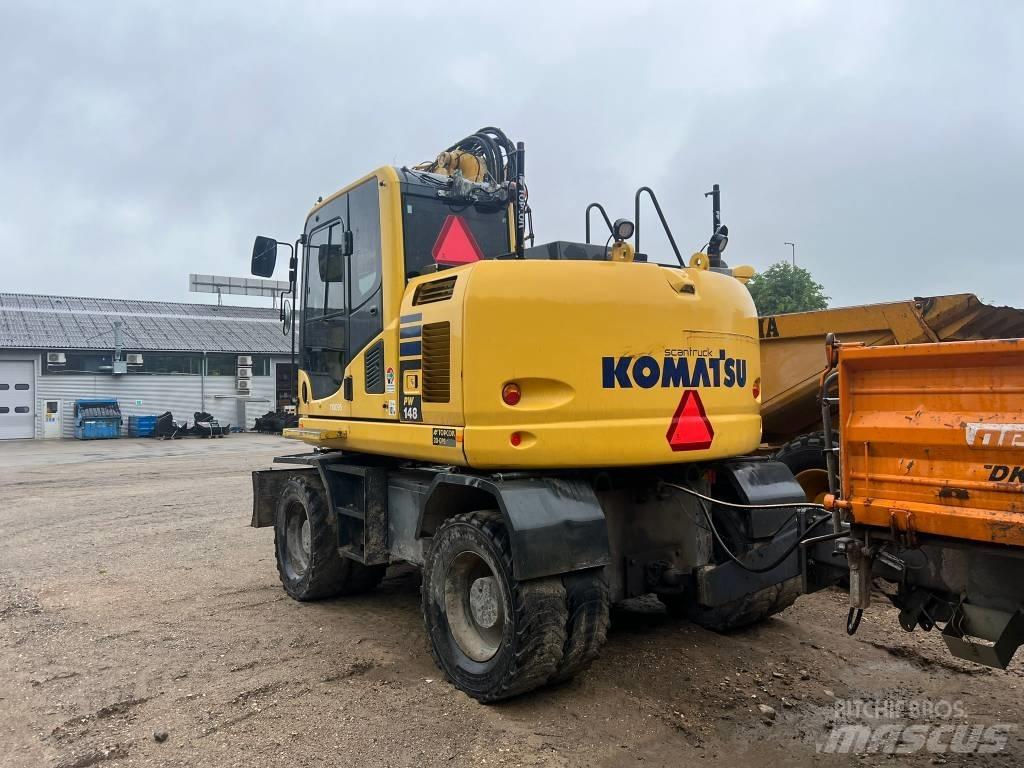 Komatsu PW 148 Excavadoras de ruedas