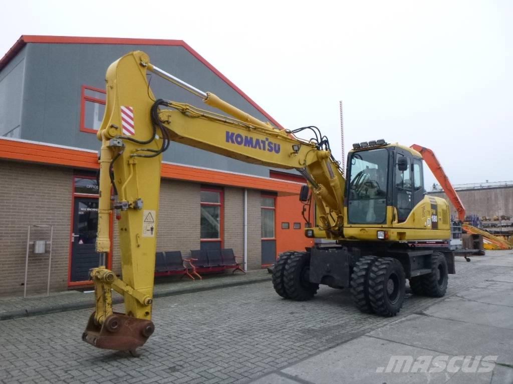 Komatsu PW 180-7EO Excavadoras de ruedas