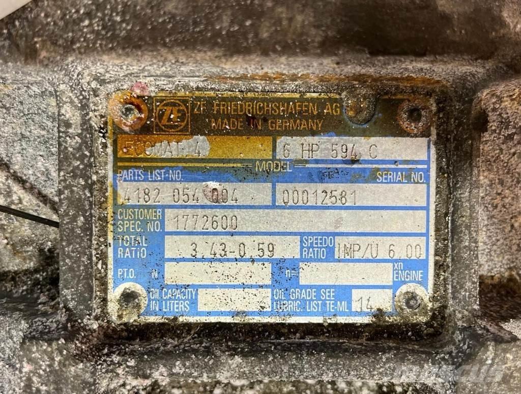 Scania 6 HP 594 C Cajas de cambios